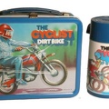 Cyclist Dirt Bike Lunchbox with Thermos, 1979