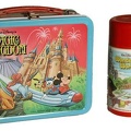 Disney Magic Kingdom Red Handle Lunchbox with Thermos, 1980