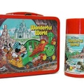 Disney Wonderful World Train Lunchbox with Thermos, 1980
