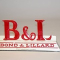 B & L Shelf Sign 4.75x10x1.25 