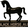 Biere Black Horse Ale 1960, 8.25x9.75x3