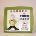 Burger Beer 10.5x11.5x2