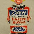 Buster Brown Sign 41.5x11.5x5.75