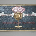 B.P.R Whiskey 6.75x10.5x1.5
