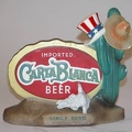 Carta Blanca Beer 1950's, 7.5x9x2