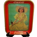 Coca Cola Tray 1938, 13.5x10.5x1 