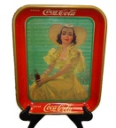 Coca Cola Tray 1938, 13.5x10.5x1 
