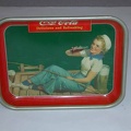 Coca Cola Tray 1940, 13.5x10.5x1 