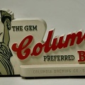 Columbia Beer 1950, 3.75x9x1.25 