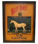 White Horse Scotch Sign