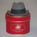 Stetson Hat Grey 2.75x3.25