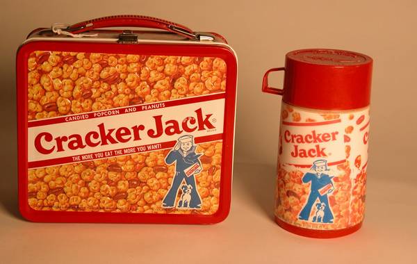 Cracker Jack Lunchbox with Thermos, 1979