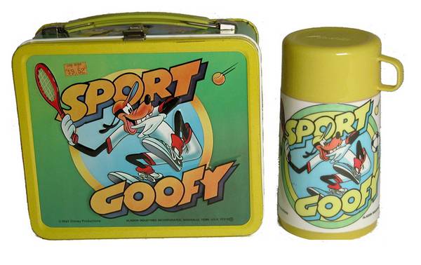 Disney Sport Goofy Lunchbox with Thermos, 1983