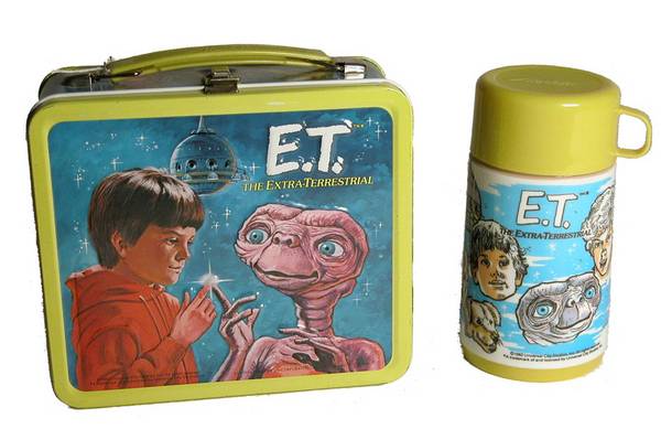 E.T. The Extra Terrestrial Lunchbox with Thermos, 1982