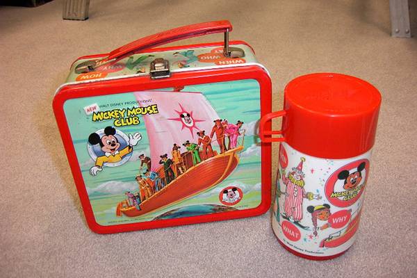 Mickey Mouse Club Lunchbox and Thermos