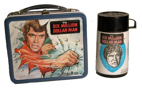 Six Million Dollar Man Lunchbox & Thermos, 1974