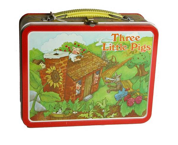 Three Little Pigs Lunchbox, 1982