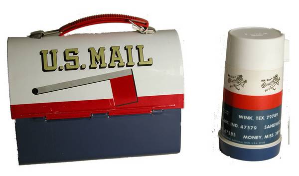 U.S. Mail Dome Lunchbox & Thermos, 1969