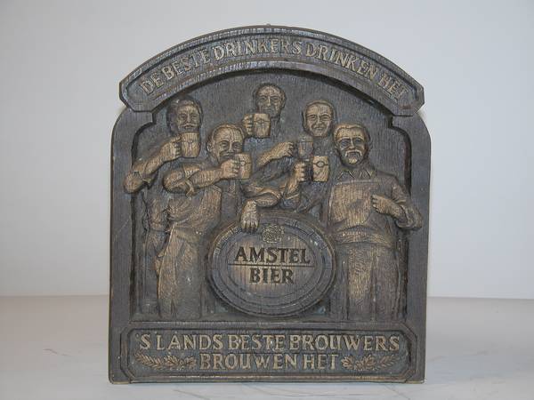 Amstel Bier 12.5x11.5x.75