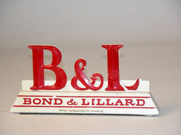 B & L Shelf Sign 4.75x10x1.25 