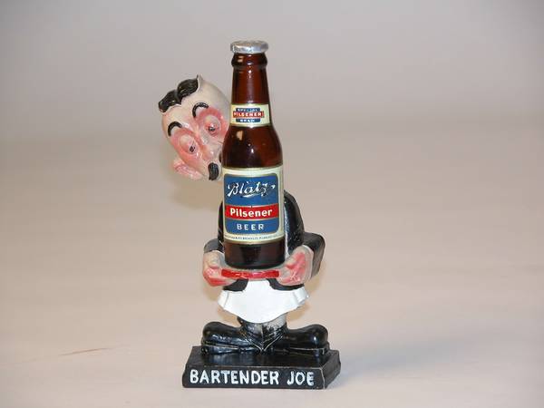 Bartender Joe Blatz 1953, 6.75x3x1.5 