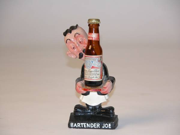 Bartender Joe Budweiser 6.75x3x1.5 