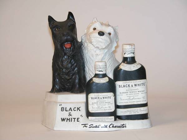 Black White Scotch 11.25x12x7 