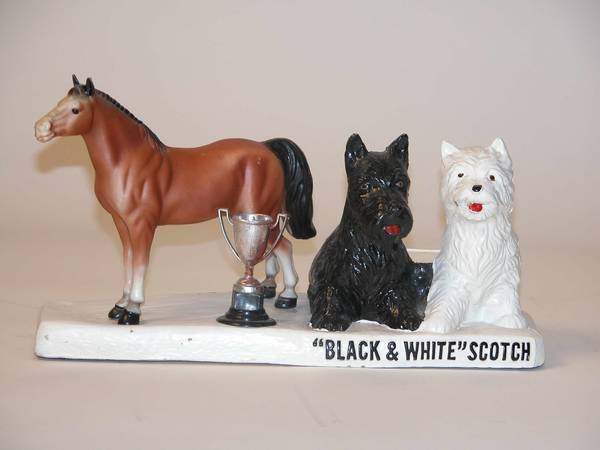 Black White Scotch 6.75x12.25x5