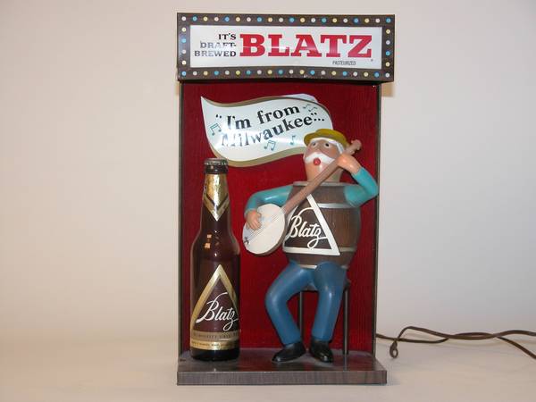 Blatz Beer 17x9.5x7 