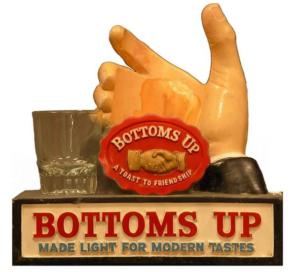 Bottoms Up Hand 9.5x9.5x5.75 