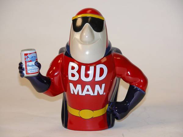 Budweiser Budman 8.5x9x6 