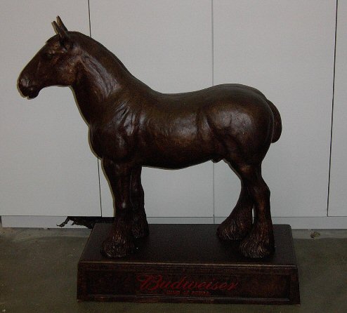 Budweiser Horse 38.5x38x13