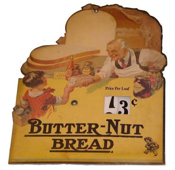 Butter-Nut Bread Sign