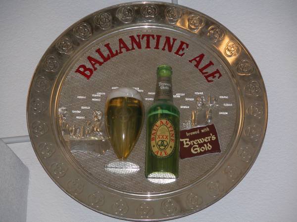 Ballantine Ale 1960 s 18 5 x 18 5
