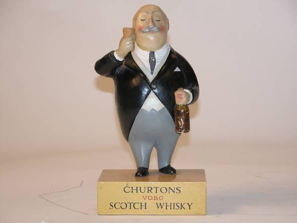 Churtons Scotch Whisky 10.5x5.5x3.5 