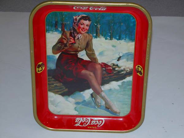 Coca Cola Tray 1941, 13.5x10.5x1 