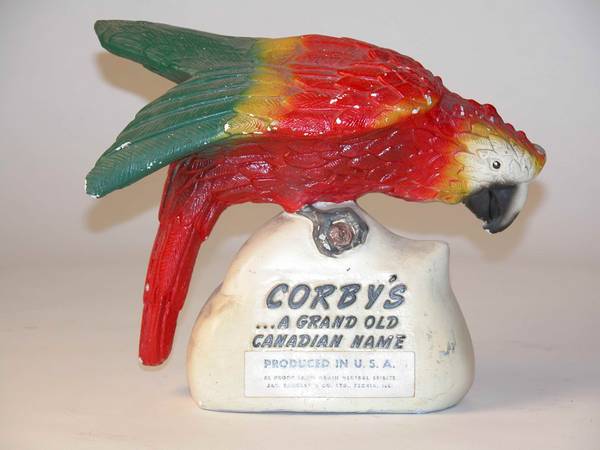 Corby's Whiskey 9x10.5x5