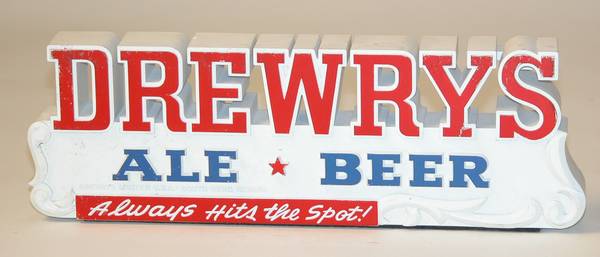 Drewrys Ale-Beer 1947, 3.25x9.75x1