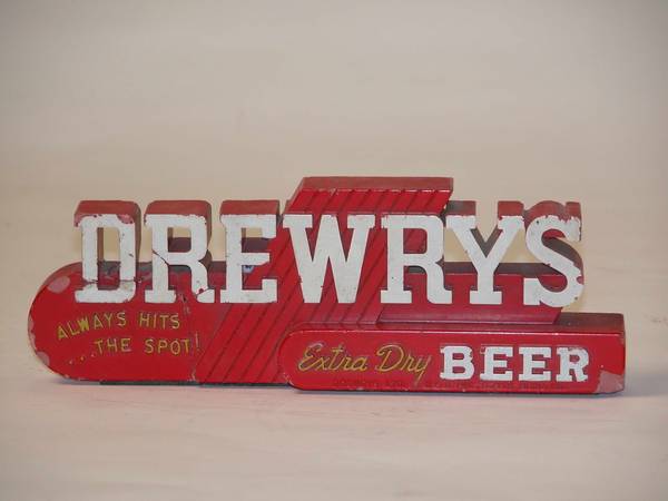 Drewrys Beer 1947, 3.25x9.5x1.25