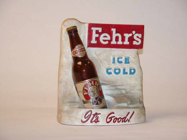 Fehr's Beer 10.75x9.5x4