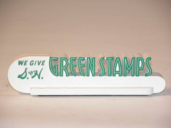 Green Stamps 2x8.75x1.25