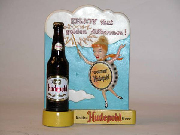 Hudepohl Beer 13x10x3