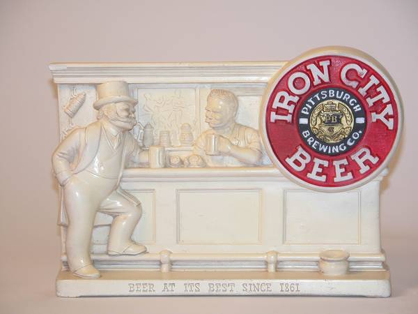 Iron City Beer Pittsburch Brewing 10x14x3
