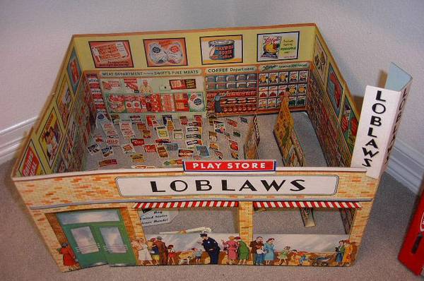 Loblaw's Play Store 12x24x19.5 Cardboard