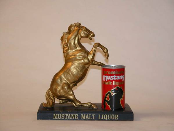 Mustang Malt Liquor 10.25x10.25x5.5