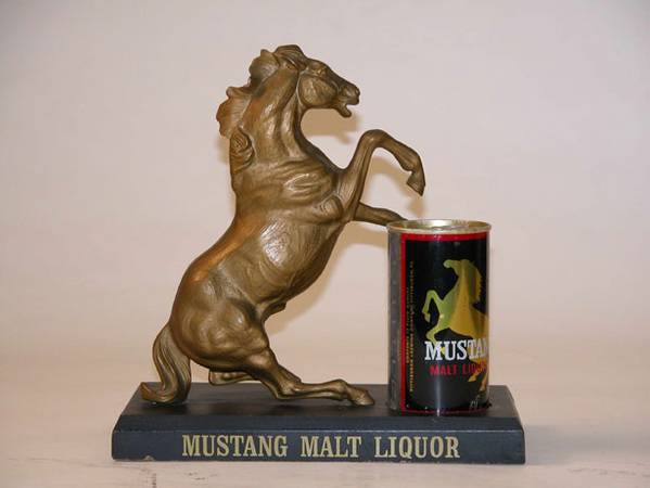 Mustang Malt Liquor 10.5x10.25x5