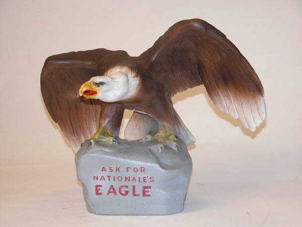 National's Eagle Whiskey 11x14.5x9