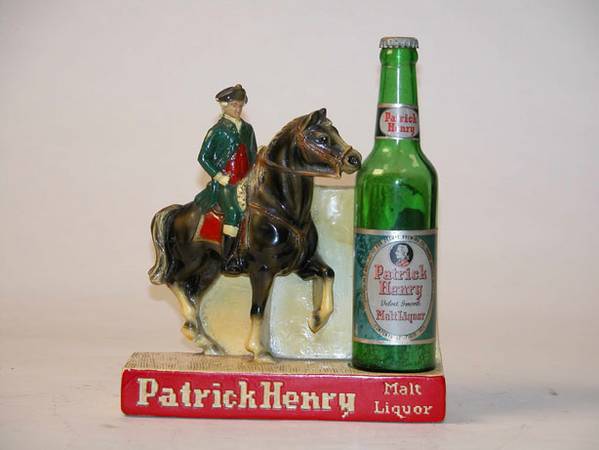 Patrick Henry Malt Liquor 11x9.25x3.25