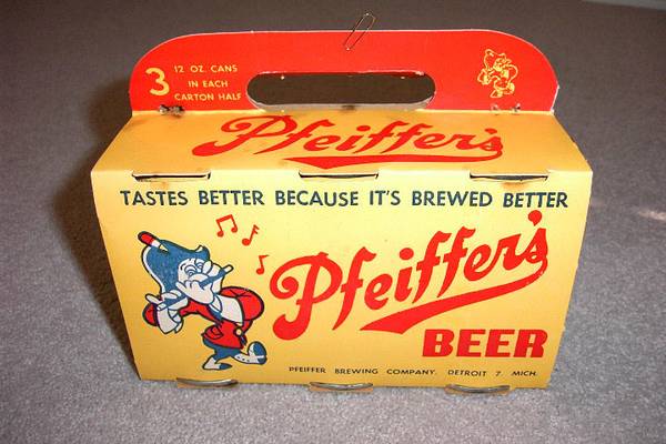 Pfeiffer's Beer Case 6.5x8x2.75