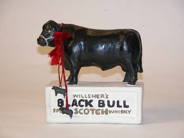 Wilsher's Black Bull Scotch 8.5x8.5x3